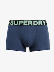 Superdry Blue Triple Trunks - Image 2 of 6