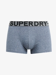 Superdry Blue Triple Trunks - Image 4 of 6