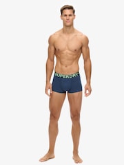 Superdry Blue Triple Trunks - Image 6 of 6
