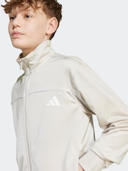 adidas Grey Kids Tricot Colour Pop Tracksuit - Image 3 of 4