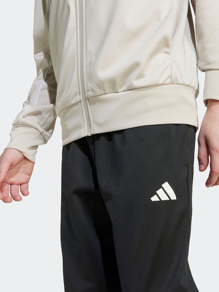 adidas Grey Kids Tricot Colour Pop Tracksuit - Image 4 of 4