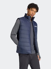 adidas Blue Essentials Climawarm Padded Vest - Image 3 of 7