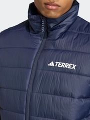 adidas Blue Essentials Climawarm Padded Vest - Image 5 of 7