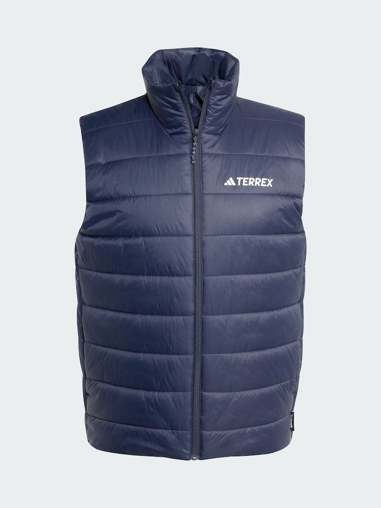 adidas Blue Essentials Climawarm Padded Vest - Image 5 of 5