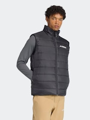 adidas Black Essentials Climawarm Padded Vest - Image 4 of 7