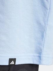 adidas Blue Power Graphic T-Shirt - Image 5 of 6