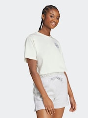 adidas White Farmers Market Graphic Regular 100% Cotton T-Shirt - Image 3 of 6