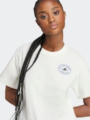 adidas White Farmers Market Graphic Regular 100% Cotton T-Shirt - Image 4 of 6