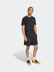 adidas Originals Black Trefoil Essentials Waffle T-Shirt - Image 3 of 6