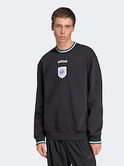 adidas Originals Black Badge Crewneck Sweatshirt - Image 1 of 6