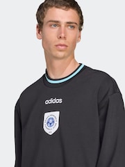 adidas Originals Black Badge Crewneck Sweatshirt - Image 4 of 6
