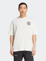 adidas White Power Graphic T-Shirt - Image 1 of 6
