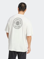 adidas White Power Graphic T-Shirt - Image 2 of 6