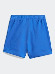 adidas Originals Blue Trefoil Infant Kids T-Shirt and Shorts Set - Image 4 of 6