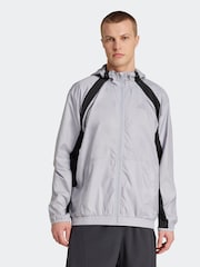 adidas Grey Tech Apparel Windbreaker - Image 1 of 1