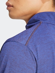 adidas Blue Train Essentials Training Long Sleeve Sweatshirt - Image 5 of 6