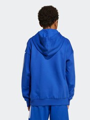 adidas Blue House of Tiro Fleece Kids Hoodie - Image 2 of 6