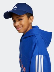 adidas Blue House of Tiro Fleece Kids Hoodie - Image 5 of 6