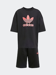 adidas Originals Black Trefoil Kids Sweatshirt - Image 5 of 7