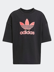 adidas Originals Black Trefoil Kids Sweatshirt - Image 6 of 7