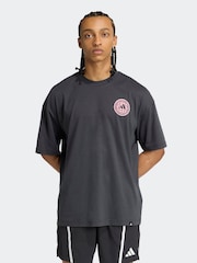 adidas Grey Power Graphic T-Shirt - Image 1 of 6