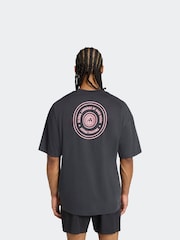 adidas Grey Power Graphic T-Shirt - Image 2 of 6