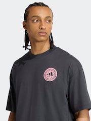 adidas Grey Power Graphic T-Shirt - Image 4 of 6