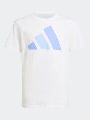 adidas White Essentials Kids T-Shirt - Image 6 of 6