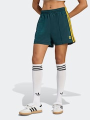 adidas Originals Green Firebird Shorts - Image 1 of 6