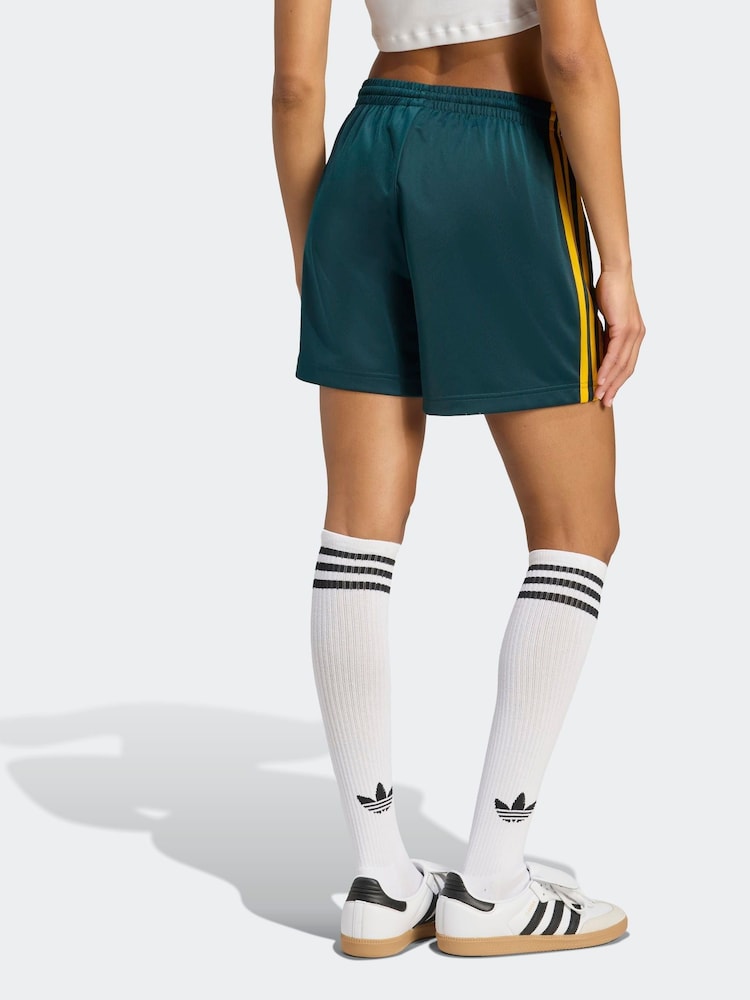 adidas Originals Green Firebird Shorts - Image 2 of 6