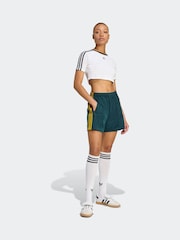 adidas Originals Green Firebird Shorts - Image 3 of 6