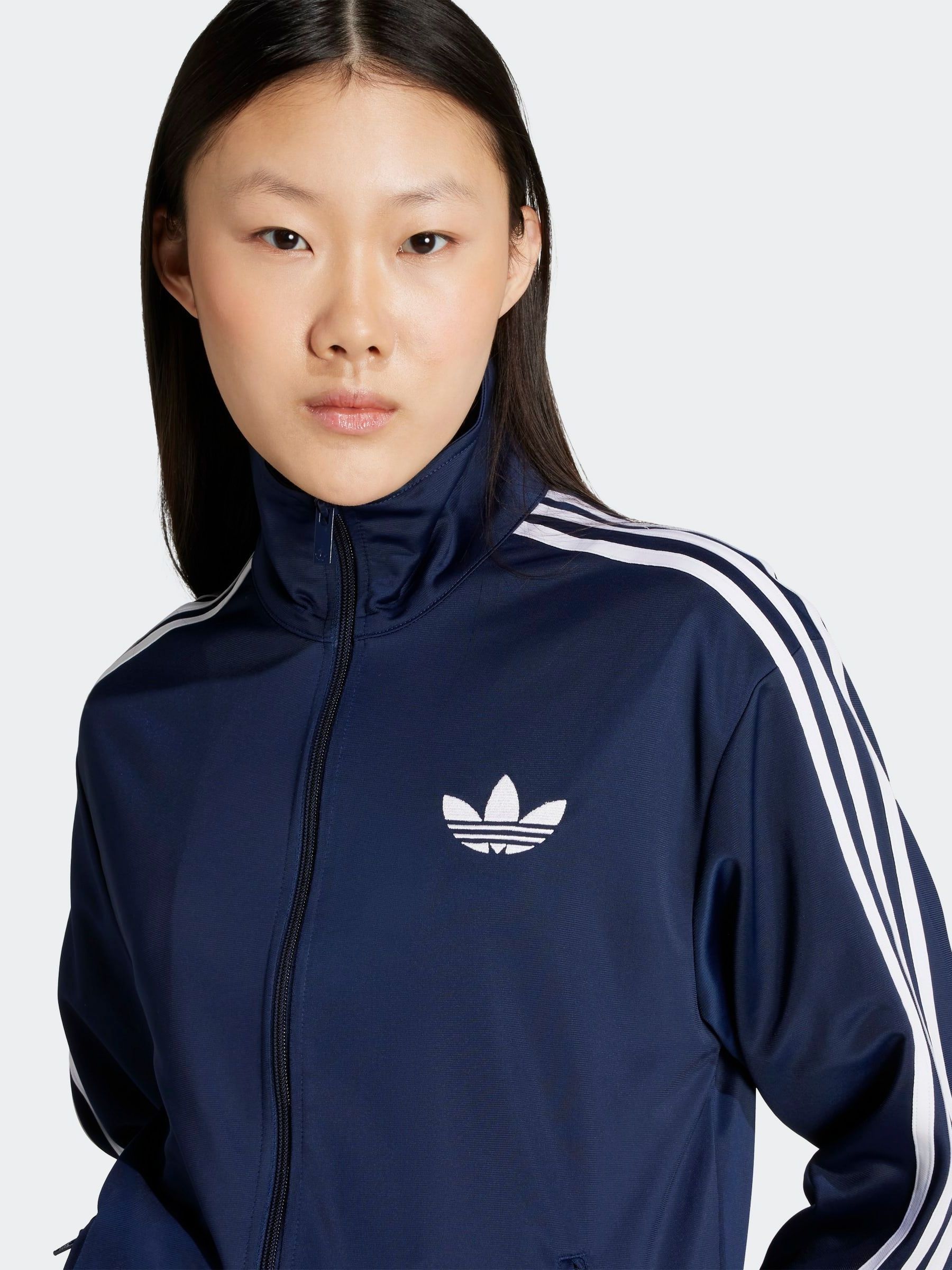 Buy adidas Originals Blue Firebird Classic Loose Jacket from Next USA