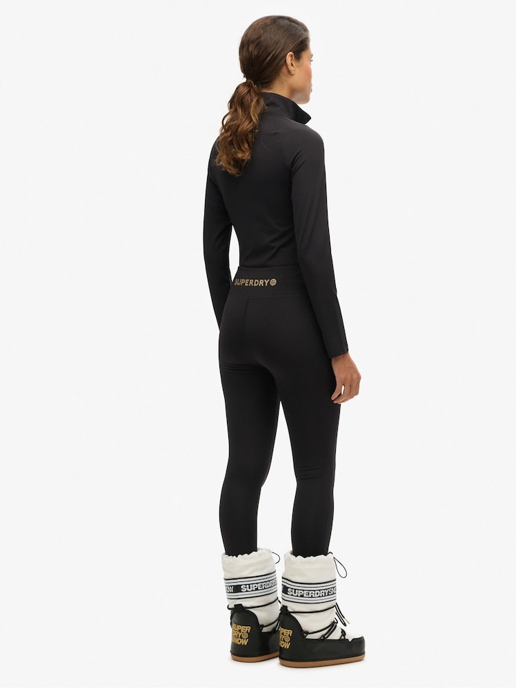 Superdry Black Ski Leggings - Image 2 of 7