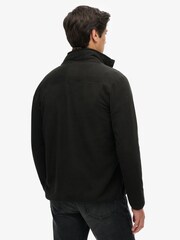Superdry Black Polar Fleece Full Zip Jacket - Image 3 of 6