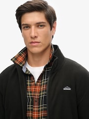 Superdry Black Polar Fleece Full Zip Jacket - Image 5 of 6