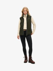 Superdry Cream Polar Fleece Half Zip Jumper - Image 3 of 3