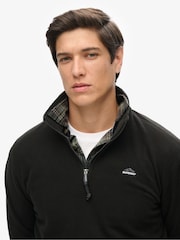 Superdry Black Polar Half Zip Fleece - Image 4 of 6