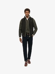 Superdry Black Estate Fleece Gilet - Image 2 of 4