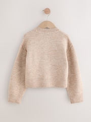 Oatmeal Button Up Cardigan (3-16yrs) - Image 1 of 4