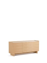 La Redoute Intérieurs Black Denho Oak Veneer Sideboard - Image 2 of 5