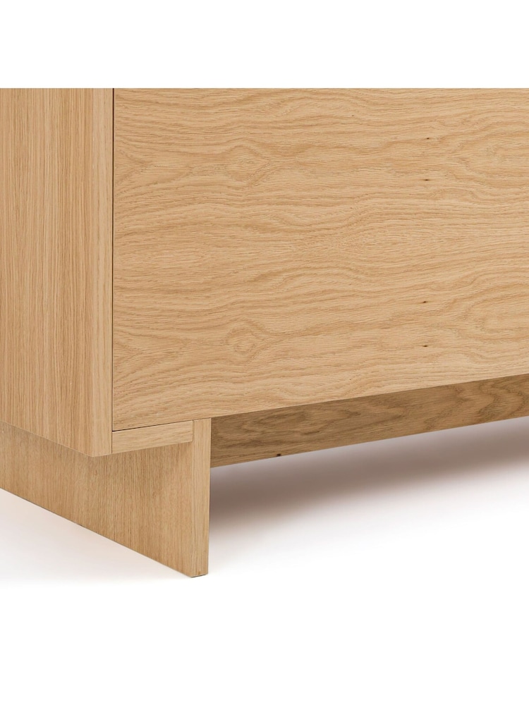 La Redoute Intérieurs Black Denho Oak Veneer Sideboard - Image 5 of 5