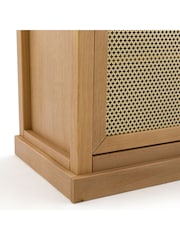 La Redoute Intérieurs White Alvaro Pine & Perforated Metal Sideboard - Image 6 of 6