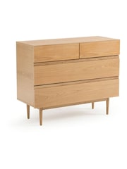 La Redoute Intérieurs Oak Laval Chest of 4 Drawers - Image 3 of 6