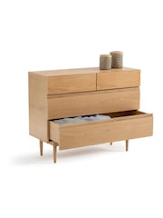 La Redoute Intérieurs Oak Laval Chest of 4 Drawers - Image 4 of 6