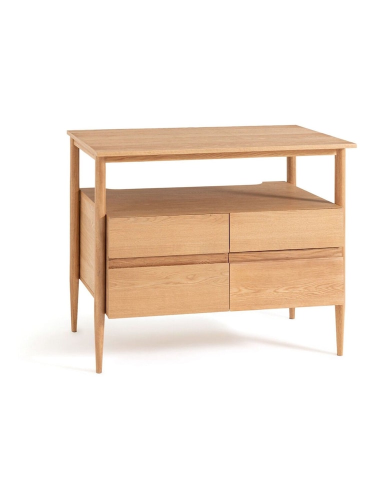 La Redoute Intérieurs Oak Laval Veneer Bathroom Vanity Unit - Image 1 of 6