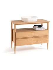 La Redoute Intérieurs Oak Laval Veneer Bathroom Vanity Unit - Image 5 of 6