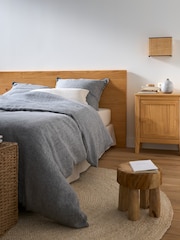 La Redoute Intérieurs Light Wood Jalun Brushed Solid Pine King Headboard - Image 1 of 4