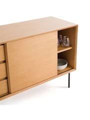La Redoute Intérieurs Noyeto Oak Veneer Sideboard - Image 5 of 6