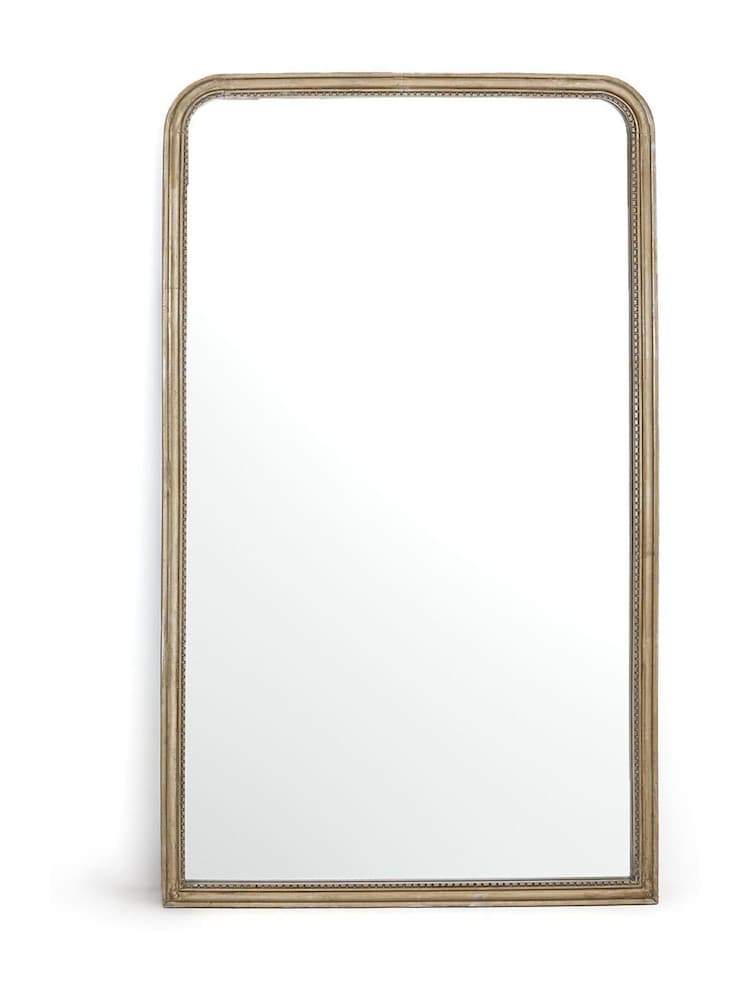 La Redoute Intérieurs Aged Gold Afsan Solid Mango Mirror - Image 1 of 3
