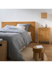 La Redoute Intérieurs Light Wood Jalun Brushed Solid Pine Super King Headboard - Image 1 of 4